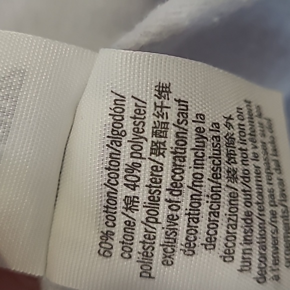 PINK Victoria's Secret  CrpTop Lavender Off-Shoulder Sweatshirt Size L - Picture 6 of 6